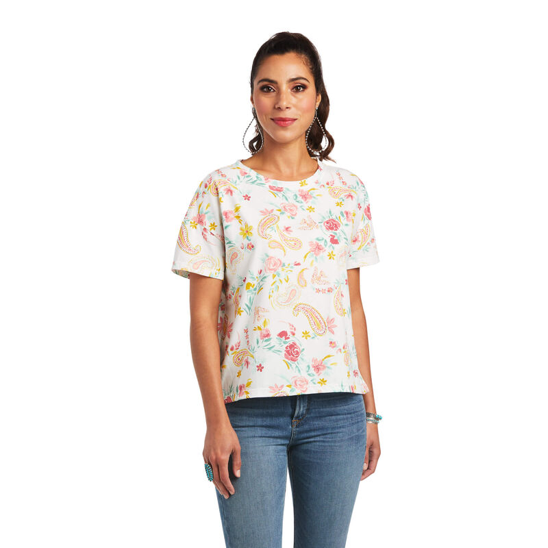Ariat T-Shirts Damen - Rose Garden Mehrfarbig ( EQTYO-9421 )